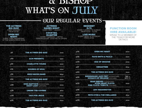 WHAT’S ON JULY