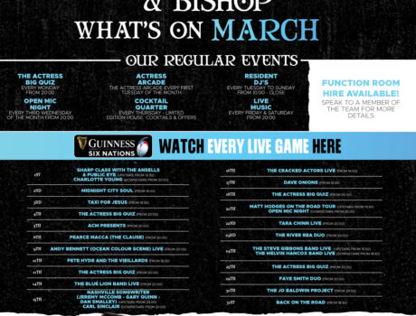 WHAT’S ON MARCH